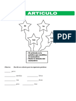 Artículos determinantes en español: Ejercicios prácticos de identificación y uso