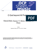 O God Beyond All Praising (Accompaniment Package) Keyboard