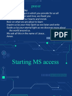 LG2 - Starting MS Access