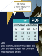 Jadwal Pelaksanaan