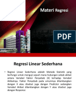 Materi Regresi