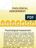 Psychological Assessment Presentation 1