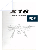 Bayangtoys X16 Manual de Usuario ESP Vers. 1.0