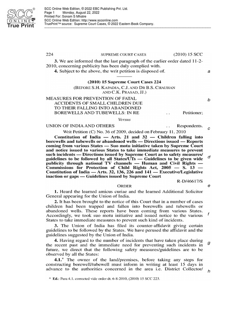 Borewell Guidelines | PDF