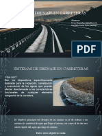 Sistemas drenaje carreteras