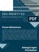 PERAN Mahasiswa Dalam Menghadapi Era Society 5.0