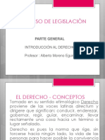 LEGISLACIÓN G- H - I.- CLASE UNO (Introducción Al Derecho)Ppt