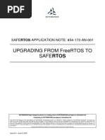 34-172-An-001-I6.0 - Upgrading From FreeRTOS To SafeRTOS