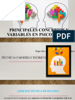 m1.1 y 1.2 Principales Conceptos y Variables en Psicoterapia