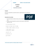 Álgebra Actividad 1 U3