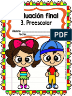 Examen Tercero Preescolar