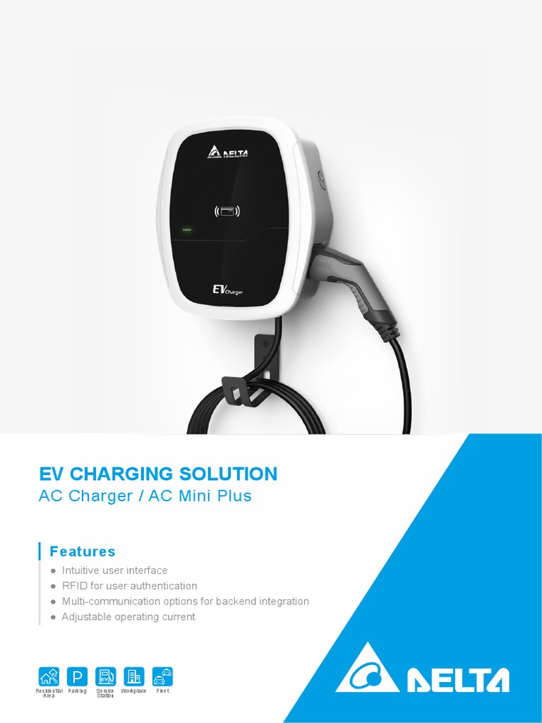 Ev Charging Solution: AC Charger / AC Mini Plus | PDF | Alternating ...