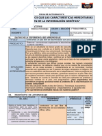 Aprendo-2022-Ficha 4 - Informacion Genetica 1