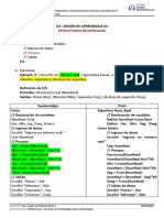 Sesión de Aprendizaje 04