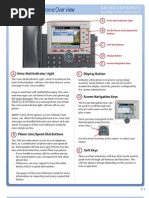 Cisco IP 7965: Phone Overview: Voice Mail Indicator Light Display Button