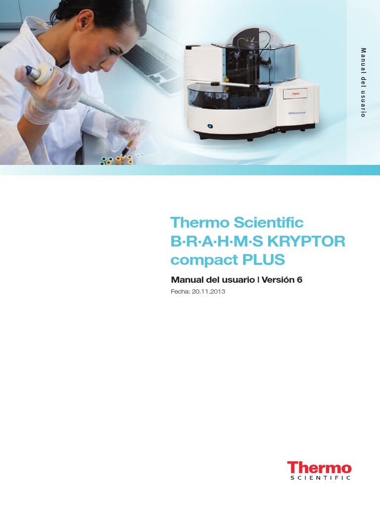 Kryptor Compact Plus Manual de Usuario | PDF | Láser | Fluorescencia