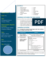 COURSE-DESIGN Science 5 Chemical Change