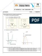 Atividades - Matemática - 3º Bim.