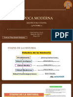 Edad Moderna: Arquitectura, cultura y descubrimiento