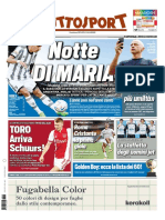 TuttoSport Del 15 Agosto 2022