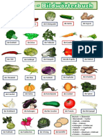 Essen Wortschatz Gemüse