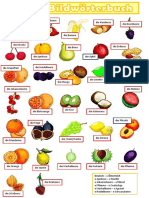 Essen Wortschatz Obst