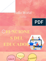 Funciones Del Educador Hoy