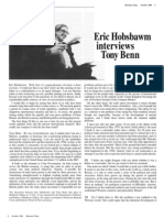 Eric Hobsbawm Interviews Tony Benn