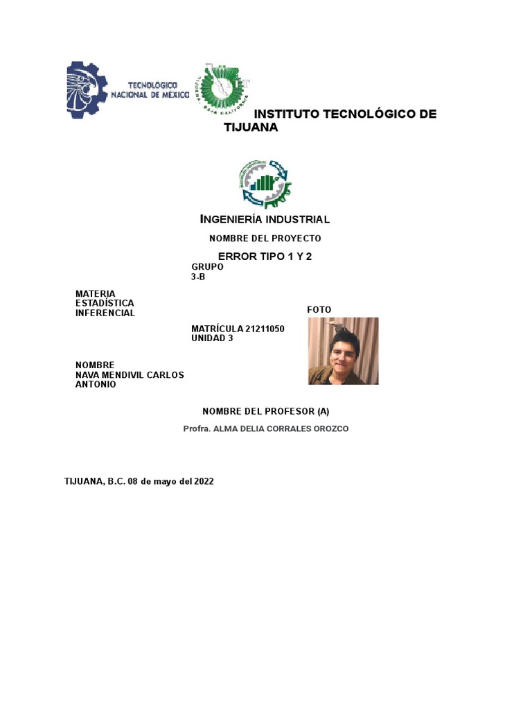 Error tipo 1 2 y 3 nava pdf errores tipo i y tipo ii
