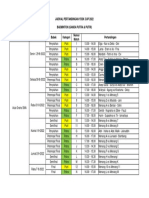 Badminton Pa-Pi (Jadwal Pertandingan)