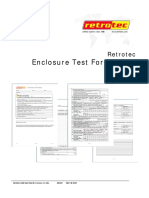 Enclosure Test Form Guide