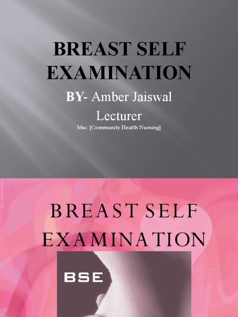 Breast Self Examination | PDF