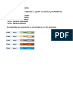 Clase Ejercicios Tasas Equivalentes, VP, VF y Cronograma de Pagos Solución