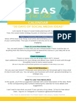 RKwVak3gQZevt6xLI6RI IDEAS FOR REAL ESTATE - Social Media 30 Day Calendar