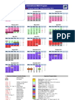 Provisional Program Calendar IMBA November10 - May 30