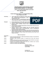 Keputusan Kepala Sekolah Tentang Panitia Pelaksanaan Kegiatan TPM - Januari 2015