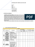 Programación Anual 2019 - 5 Años