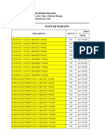 Pricelist Dinoyo