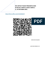 Link Dan QR Code Untuk Tugas Prakarya Dan Kewirausahaan Kelas X Mipa A Dan X Mipa C Tanggal 19 Oktober 2021