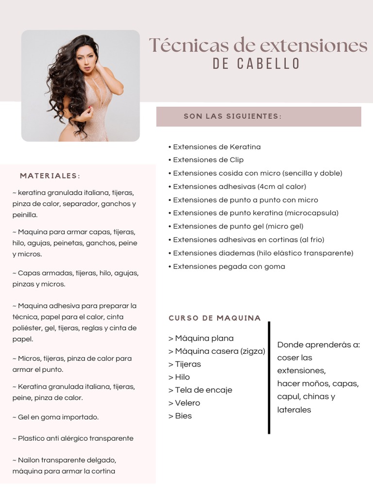 Técnicas de Extensiones PDF