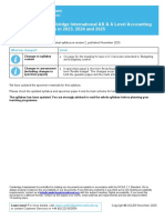 2023 2025 Syllabus Update