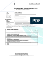 Form Izin Renovasi Non Struktural