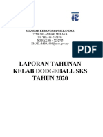 Laporan Tahunan Kelab Bola Dodgebal 2020