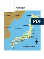 Peta Negara Jepang