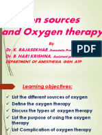 Oxygen Source and Therapy