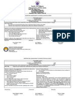 Budget of Lessons PHYSICAL Science 3rd QTR 2021-2022