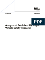 Analysis of Published Hydrogen Vehicle Safety Research: DOT HS 811 267 February 2010