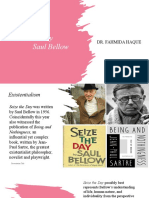 Seize the Day: Bellow's Literary Interpretation of Existentialism (39 characters