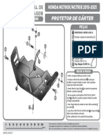 Manual de Montagem SCAM - HONDA NC700X-NC750X 2013 PROTETOR CARTER SPTO268