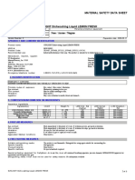 MATERIAL SAFETY DATA SHEET SUNLIGHT Dishwashing Liquid LEMON FRESH